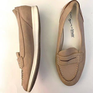Croft & Barrow Beige Vegan Flat Loafer Shoes with Orth Olite Comfort -Size 9M
